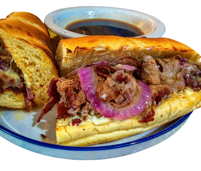 French Dip Sandwich.