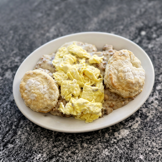 The "Big Hug" Biscuits and Gravy