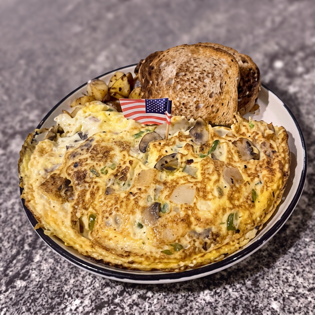 The Nod (2 Eggs) Comes with Toast.